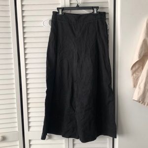 Black vetta culottes
